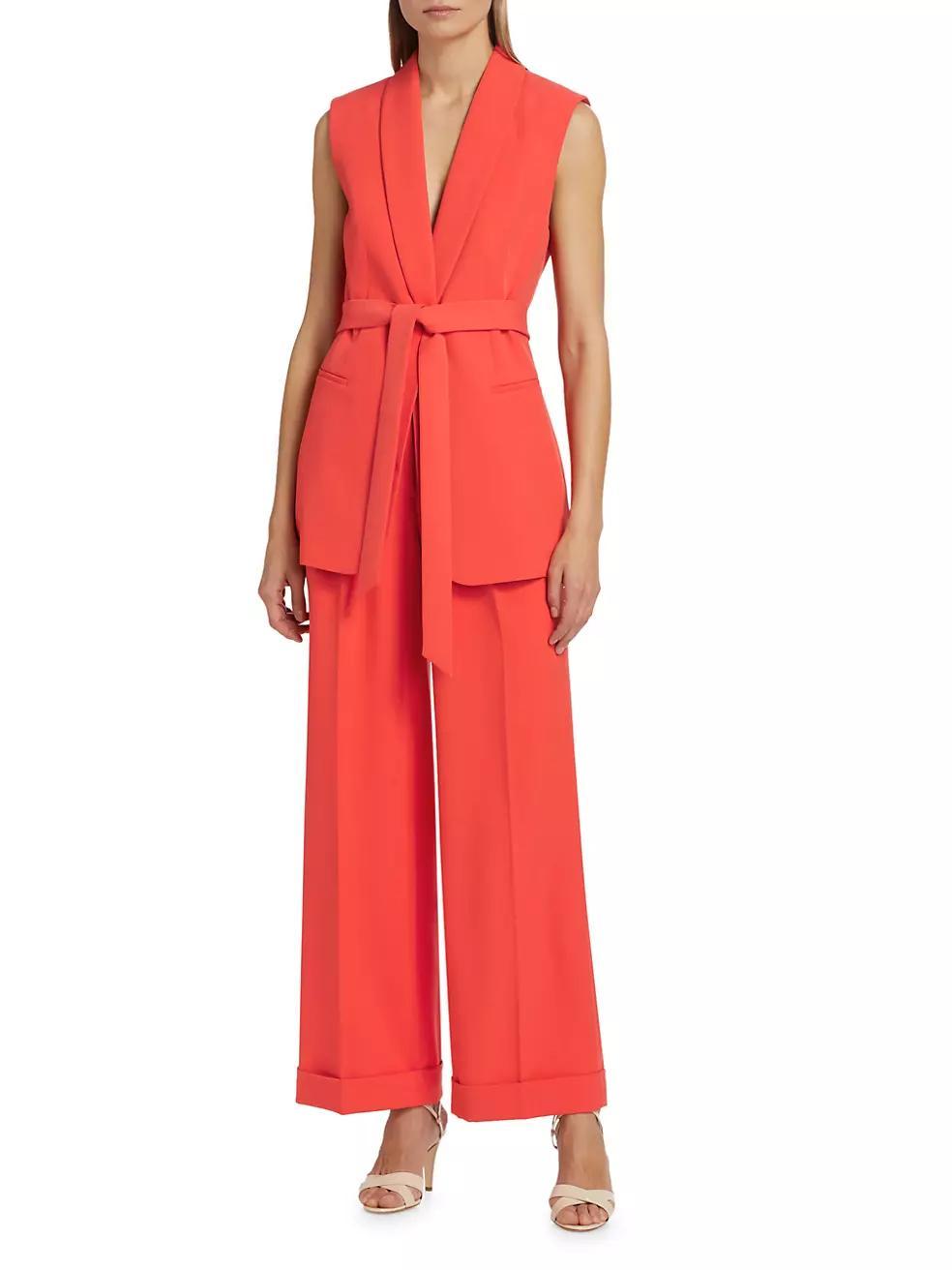 The Jolene Pleated Wide-Leg Pants Product Image