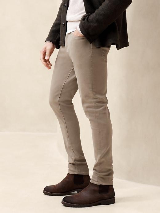 Skinny Garment Dye Travel Jean Product Image