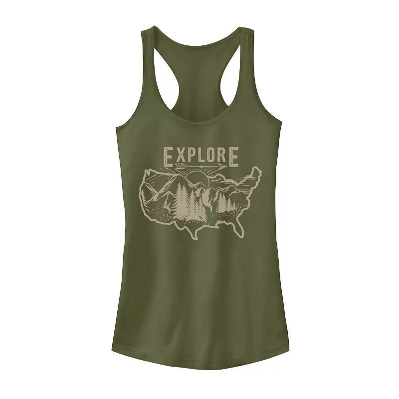 Disney / Pixar's Monsters University Juniors' Halloween Student Collegiate Graphic Tank Top, Girl's, Size: Large, Black Product Image