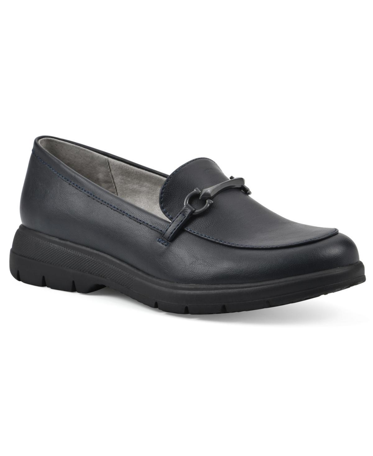 Cliffs by White Mountain Flow Womens Lug Sole Loafer Gold Grey Smo Product Image