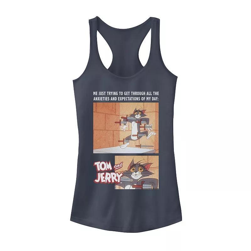 Juniors' Coca-Cola Spiral Coca Cola Logo Racerback Tank Top, Girl's, Size: Medium, Black Product Image