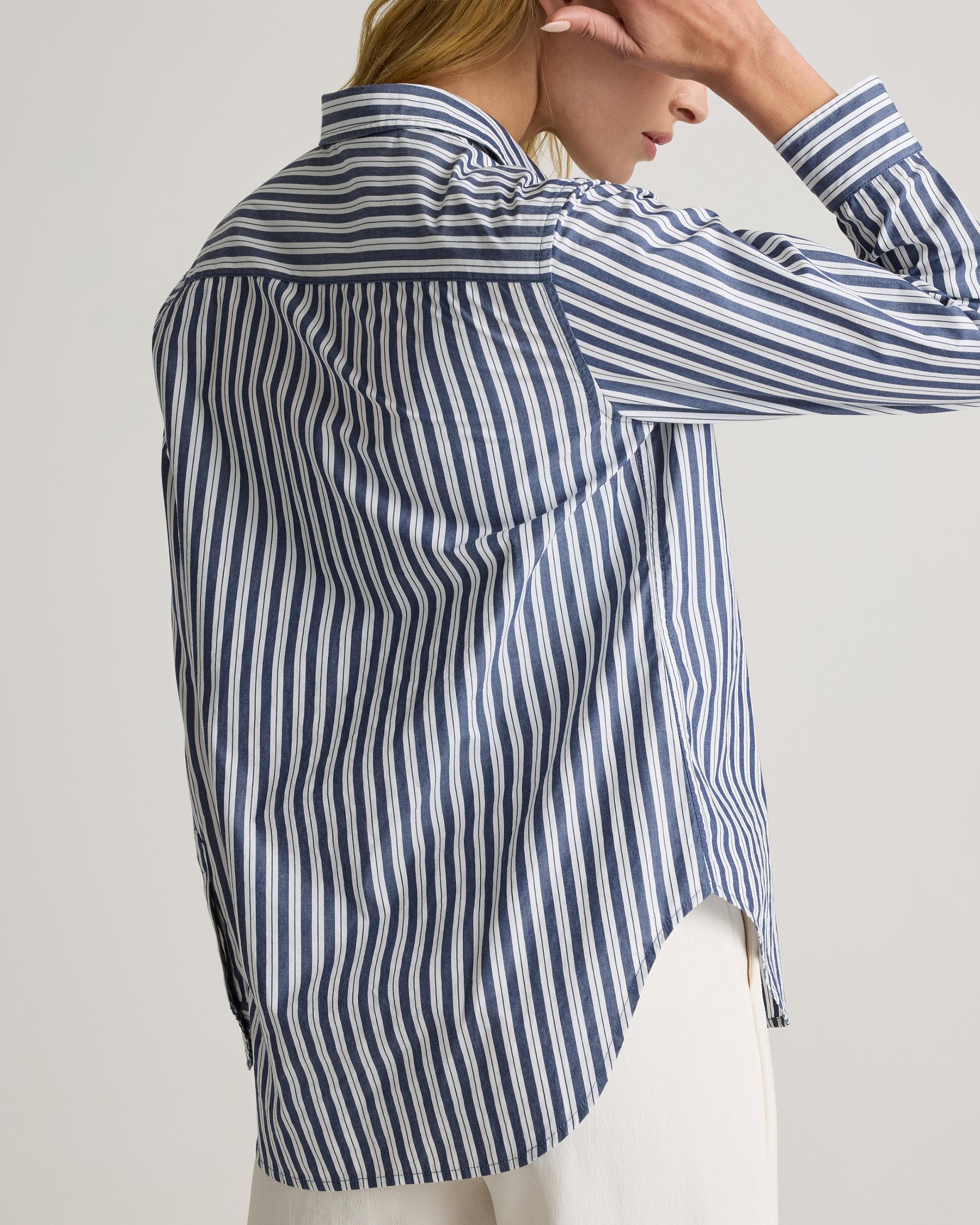 Quince | Women's Poplin Long Sleeve Shirt Organic Cotton Product Image