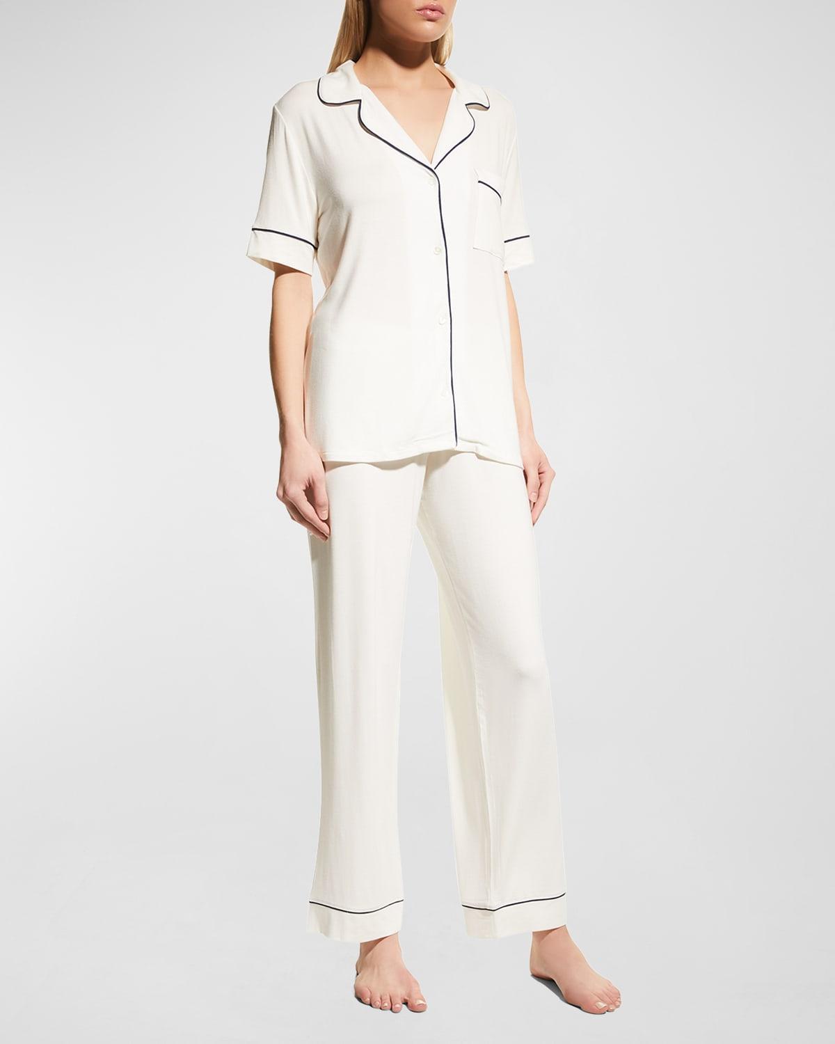 Eberjey Gisele Short Sleeve Long Pant Pajama Set Product Image