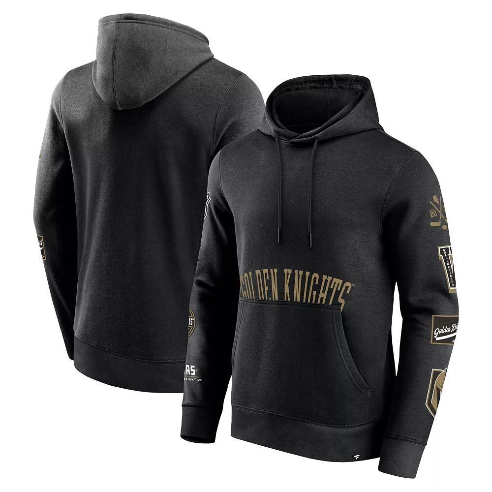 Men's Fanatics Branded Black Vegas Golden Knights Wild Winner Fleece Pullover Hoodie, Size: Medium, Lvk Black Product Image