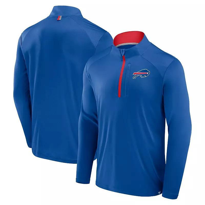 Mens Fanatics Houston Texans Defender Long Sleeve Quarter-Zip Jacket Blue Product Image