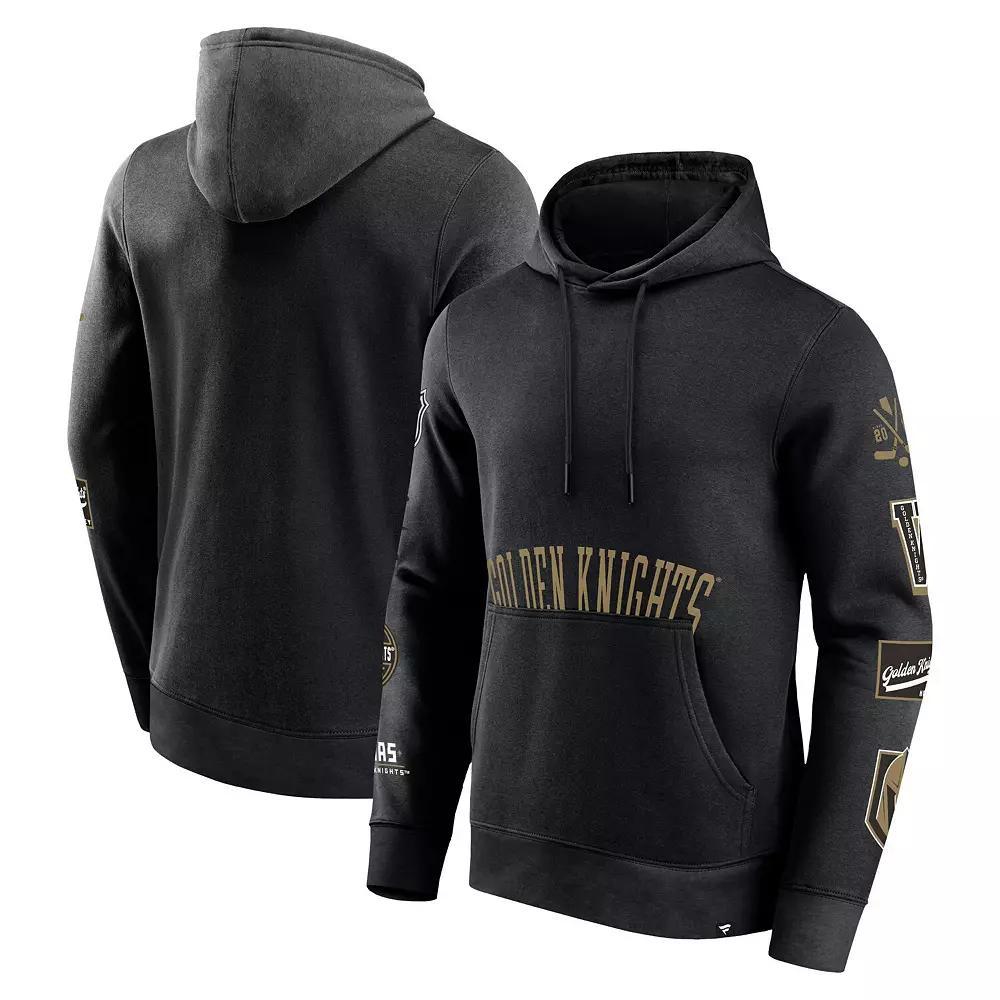 Men's Fanatics Branded Black Vegas Golden Knights Wild Winner Fleece Pullover Hoodie, Size: Medium, Lvk Black Product Image