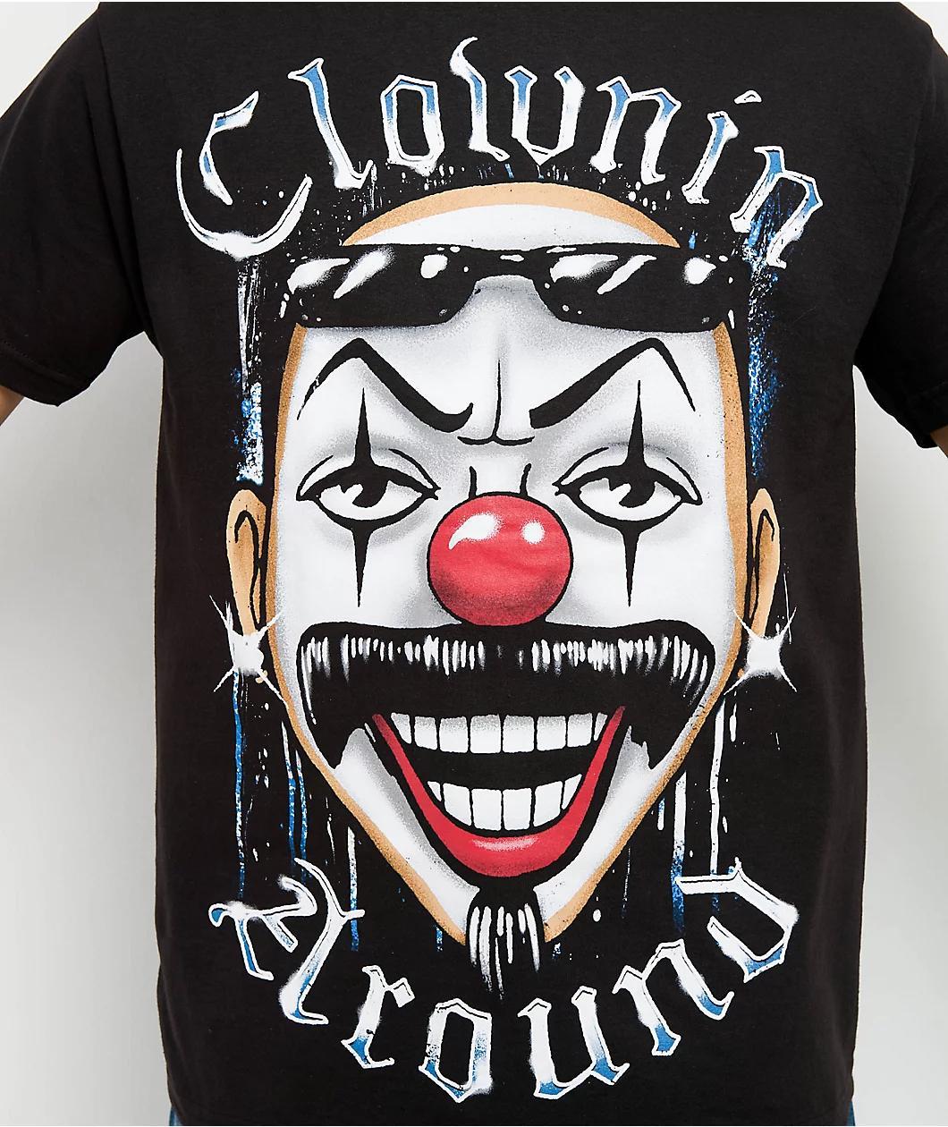 DGA Homies Big Face Clown Black T-Shirt Product Image