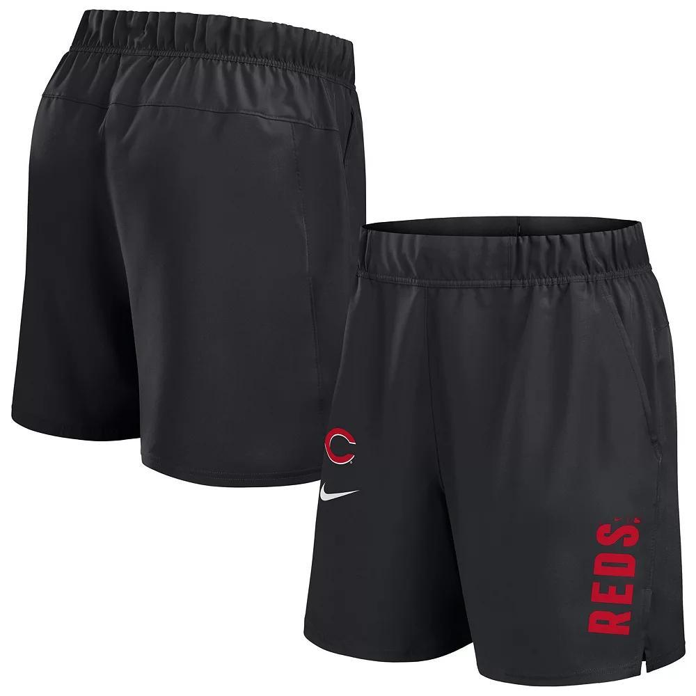 Men's Nike Navy Atlanta Braves Woven Victory Performance Shorts, Size: XL, Blue Product Image