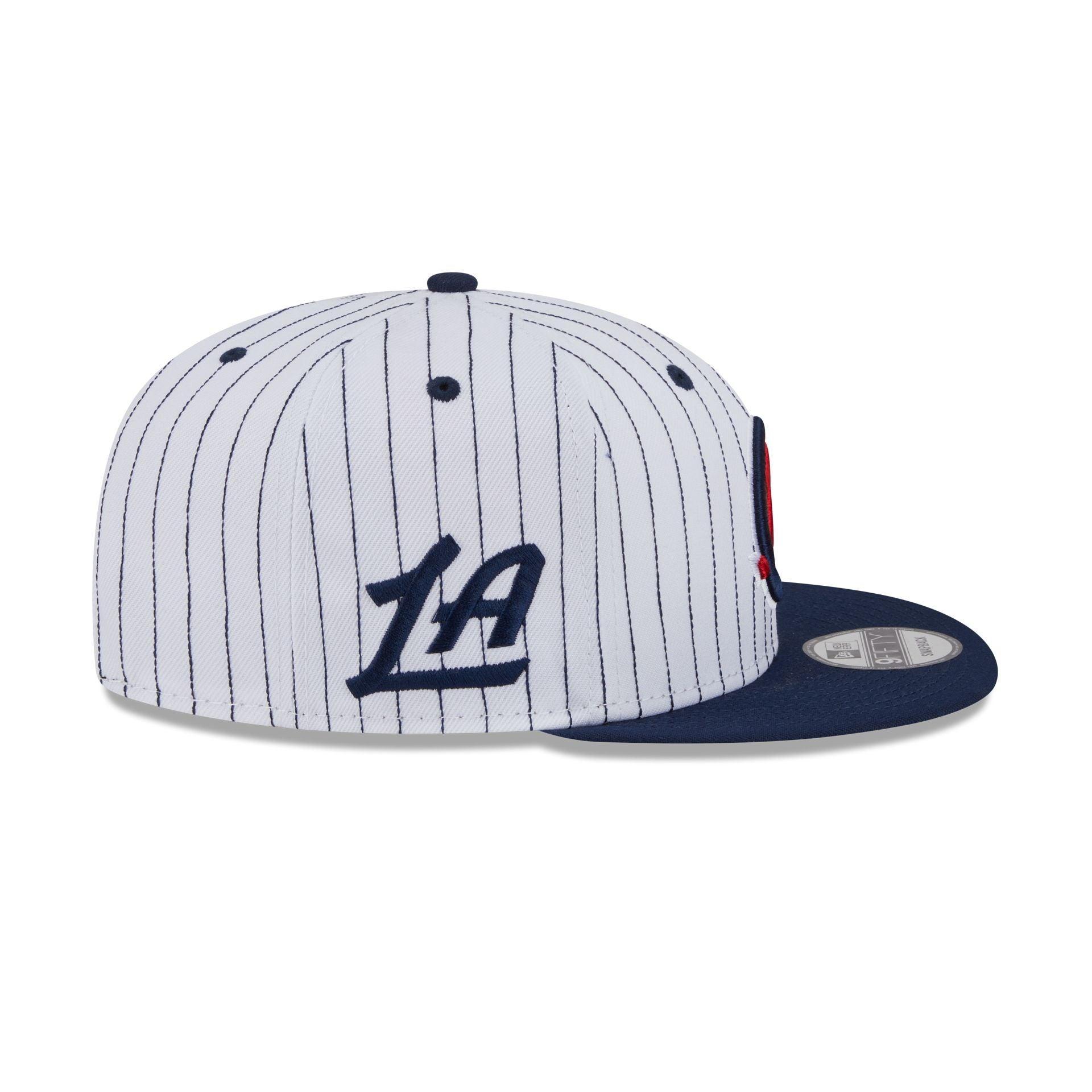 Los Angeles Clippers Deceptor Pinstripe 9FIFTY Snapback Hat Male Product Image