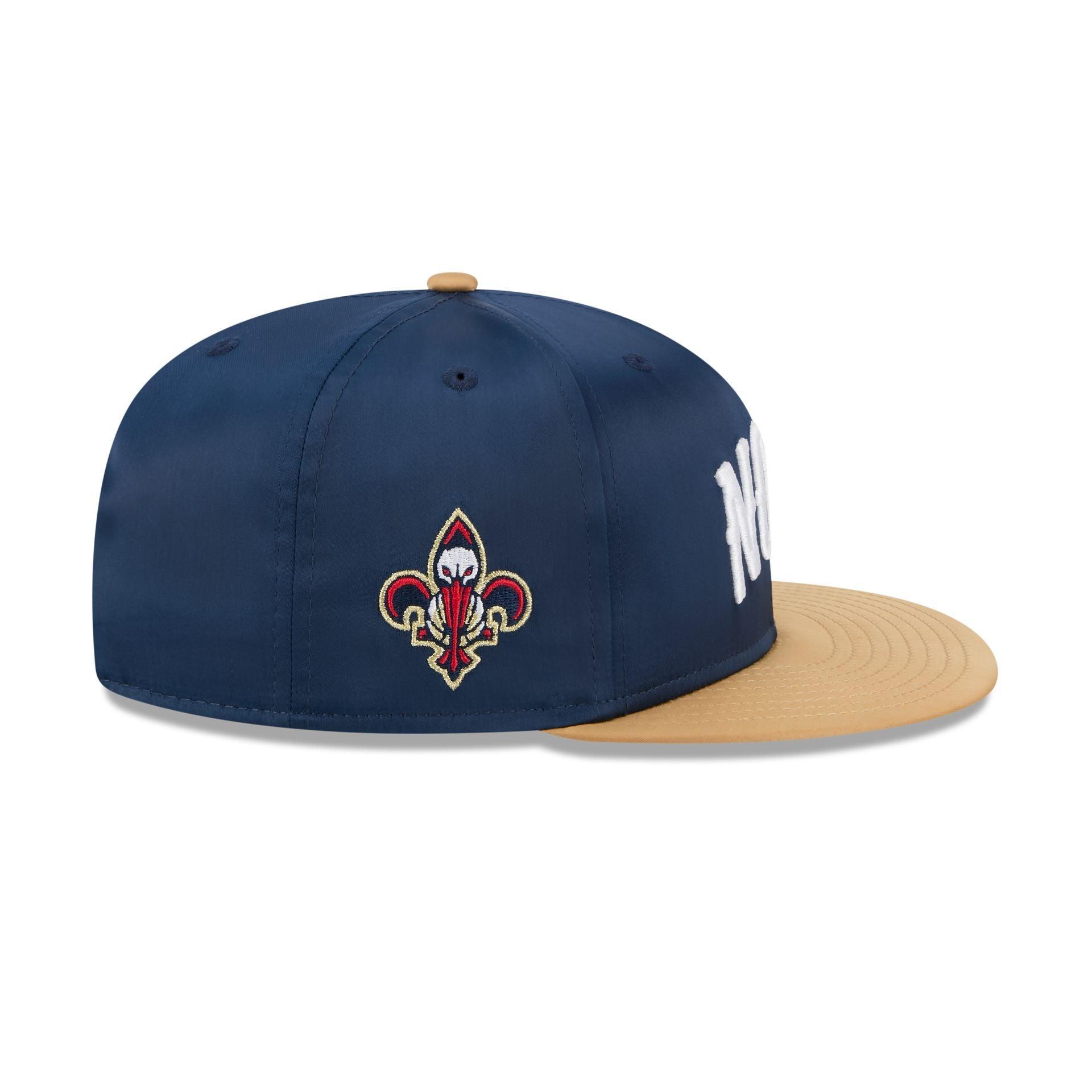 New Orleans Pelicans Satin Pin 9FIFTY Snapback Hat Male Product Image