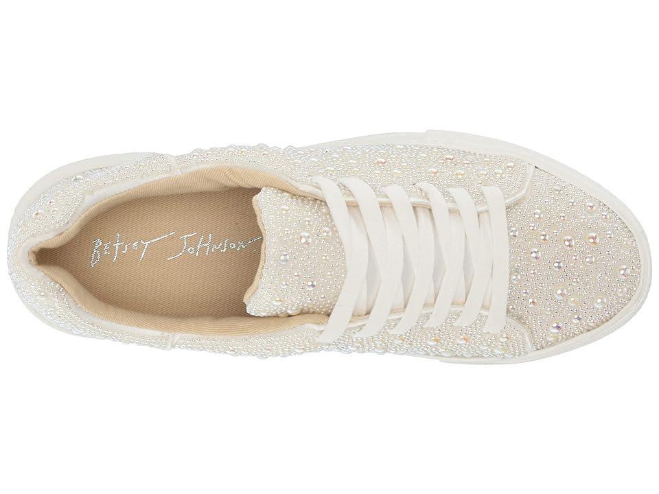 Blue by Betsey Johnson Sidny Bridal Pearl Embellished Family Matching Platform Lace Product Image