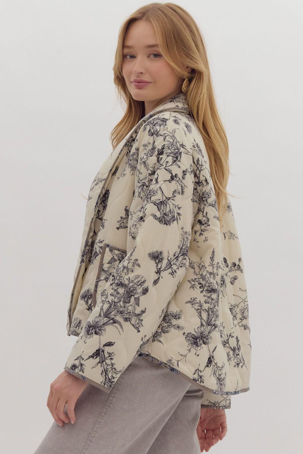 Layers Of Love Floral Quilted Jacket *FS Product Image