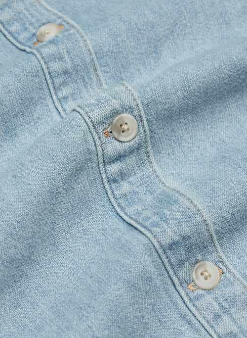 the fitted denim blouse Product Image