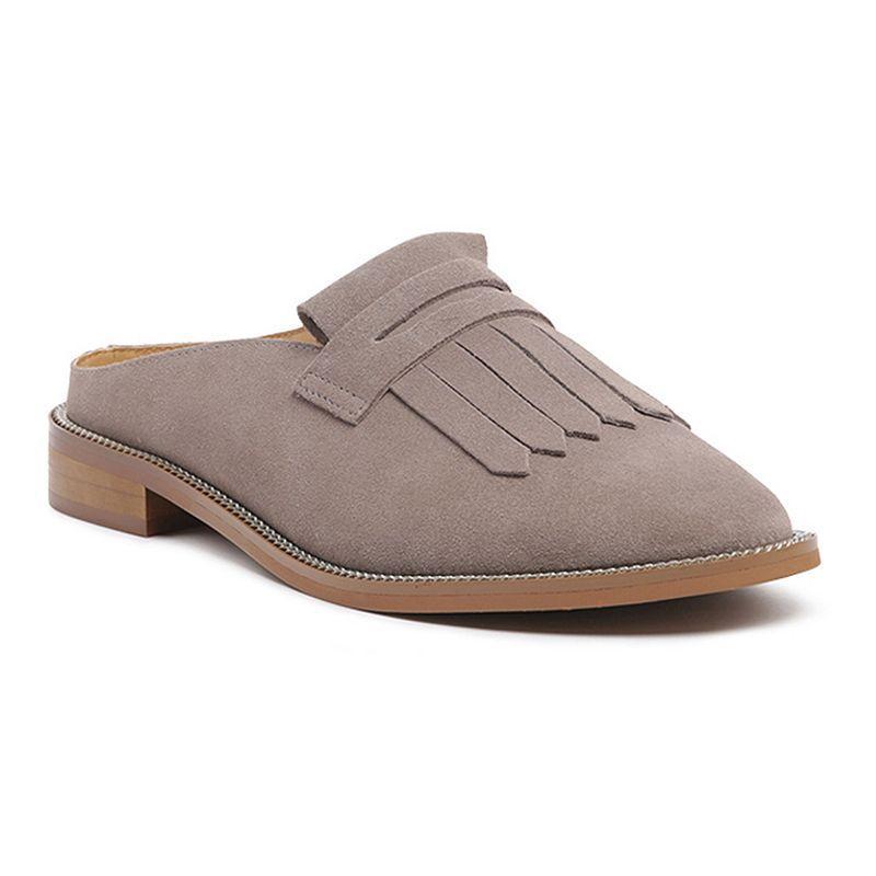 Rag & Co Lena Women's Suede Mules, Size: 6 Product Image