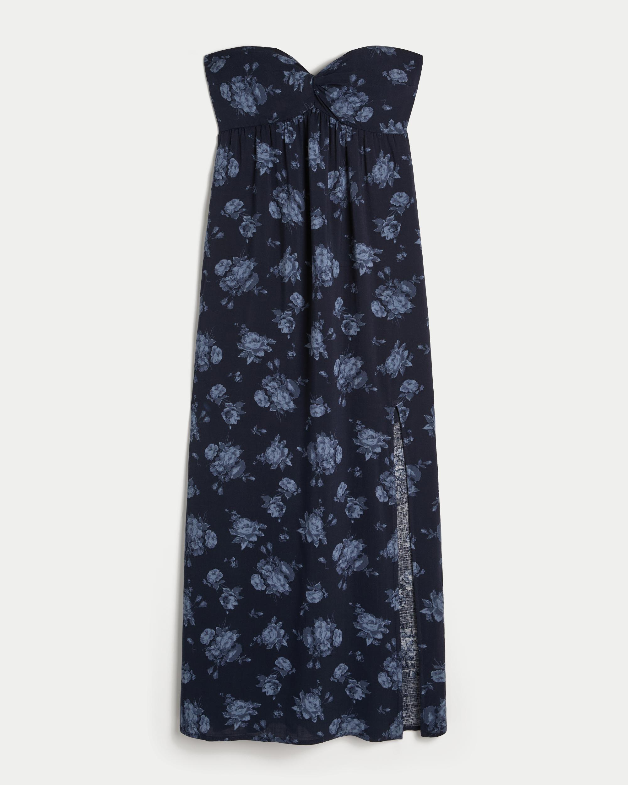 Strapless Twist Bust Maxi Dress Product Image