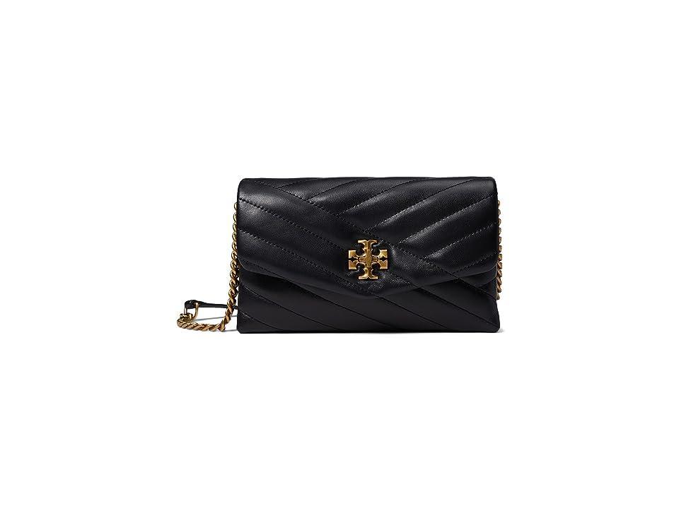 Womens Kira Chevron Leather Chain Wallet Product Image