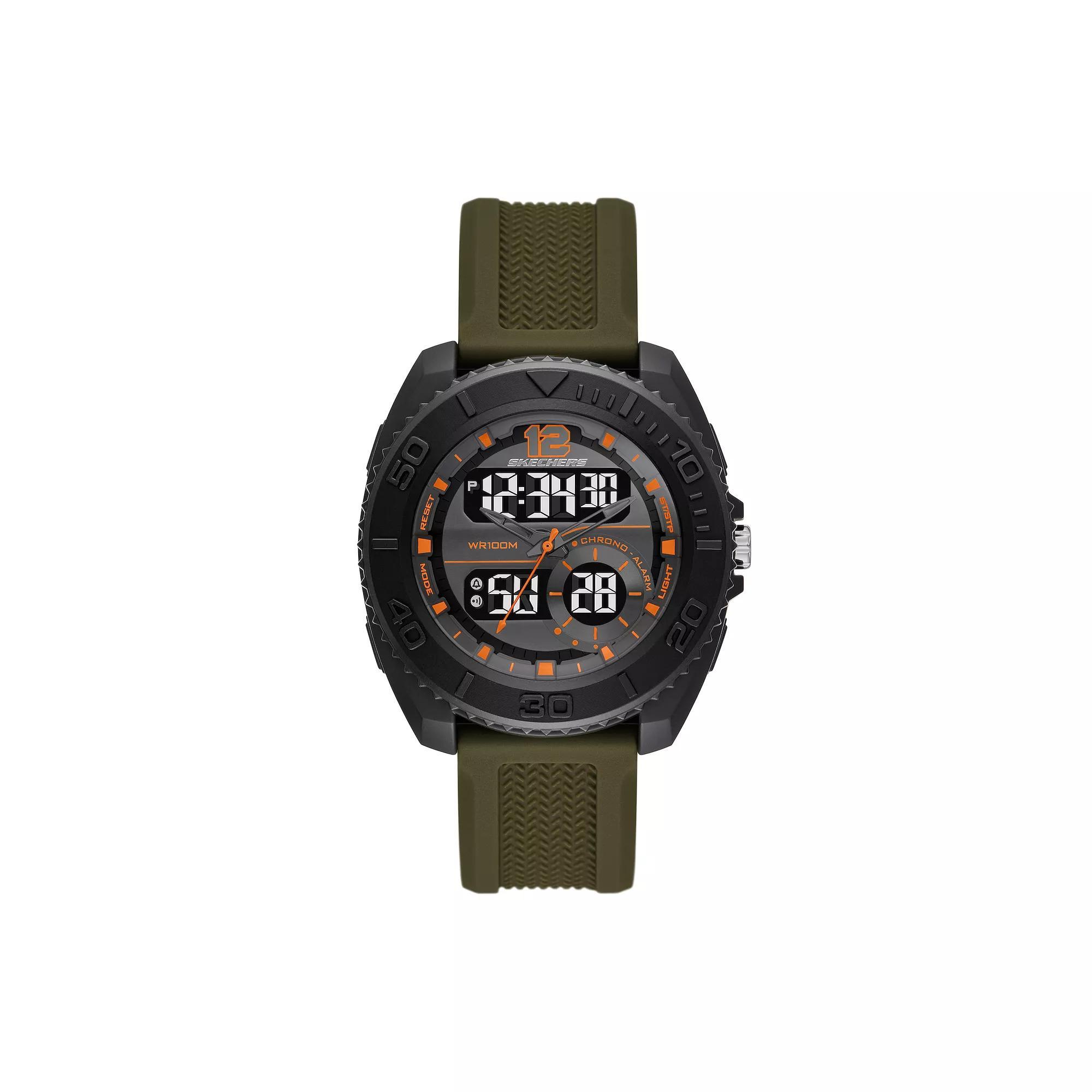 Skechers® Greencraig Men's Chronograph Analog-Digital Watch, Size: 44MM Product Image