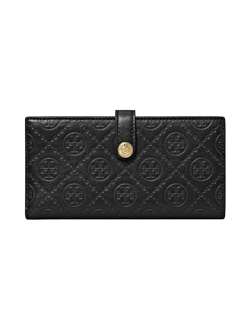 Womens T Monogram Leather Slim Wallet Product Image