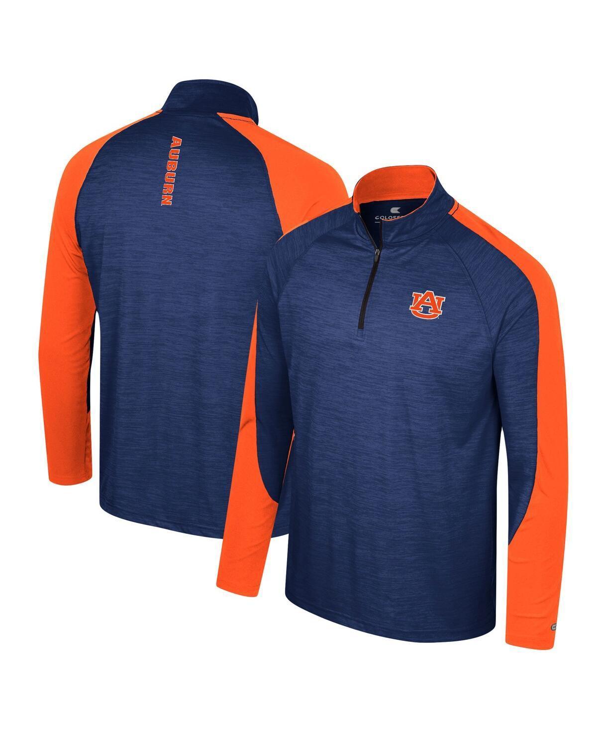 Men's Colosseum Blue UCLA Bruins Langmore Raglan Quarter-Zip Top, Size: XL Product Image