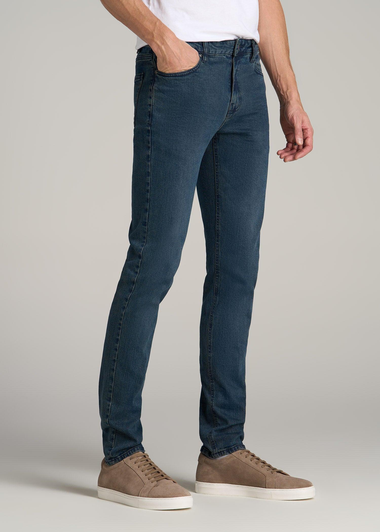 Dylan SLIM-FIT Jeans for Tall Men in Coastal Blue Product Image