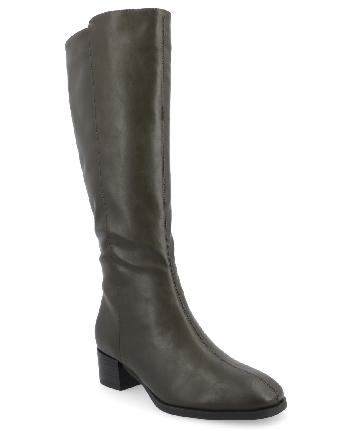 Journee Tru Comfort Foam™ Devri Women's Knee-High Boots, Size: 9, Brown Product Image