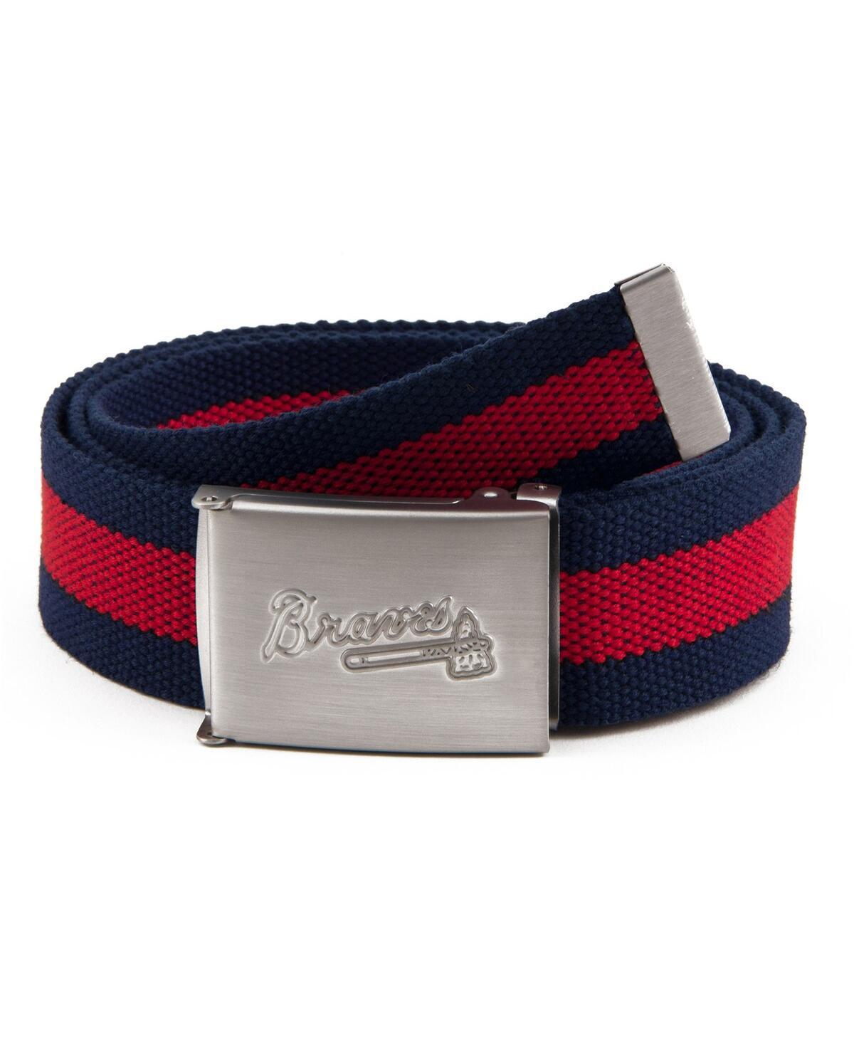Men's Atlanta Braves Fabric Belt, Team Product Image