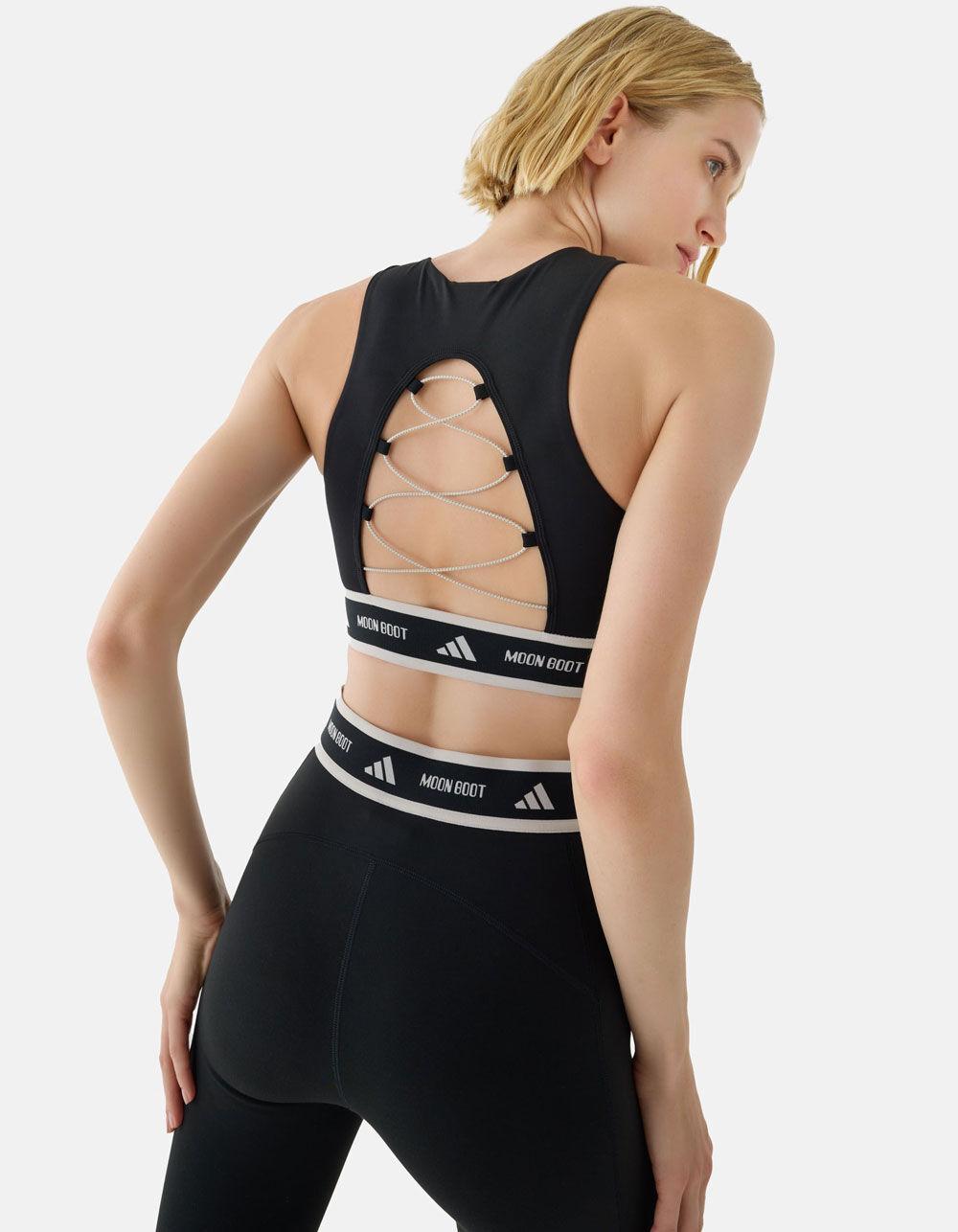 ADIDAS x MOON BOOT  Womens Crop Top - BLACK Product Image