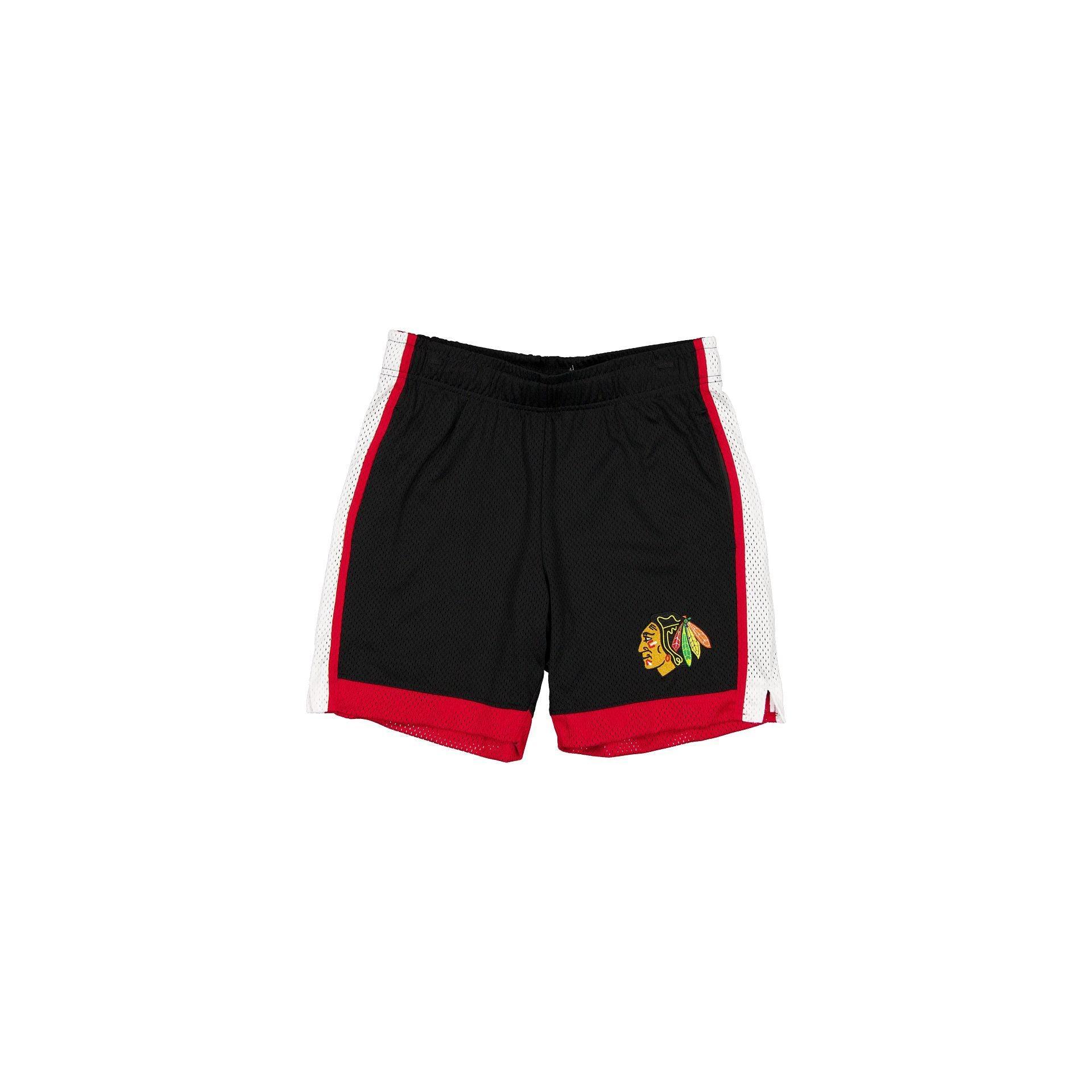 Chicago Blackhawks Sport Classics Black & White Shorts Male Product Image