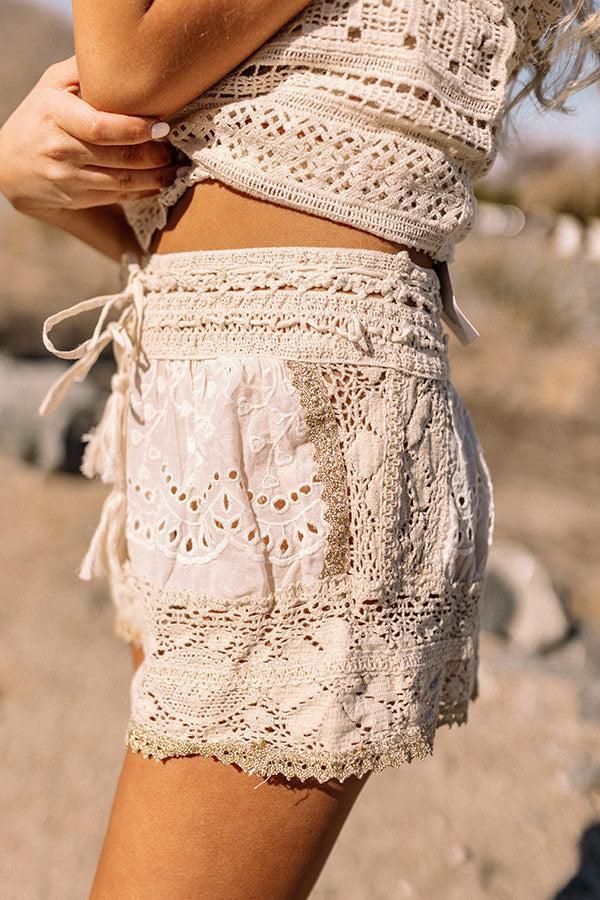 Cabana Love Eyelet Shorts Product Image