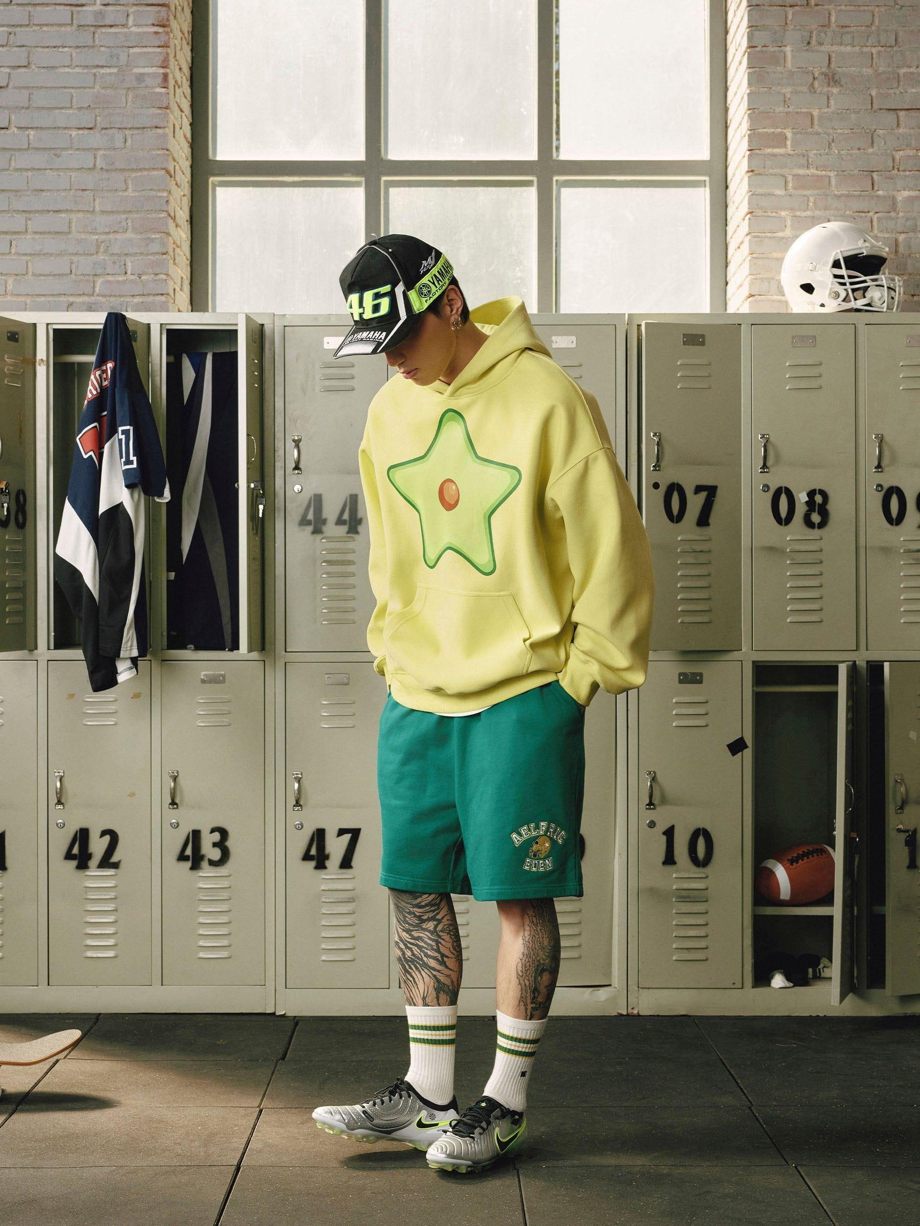 Aelfric Eden Avocado Eden Star Hoodie Product Image