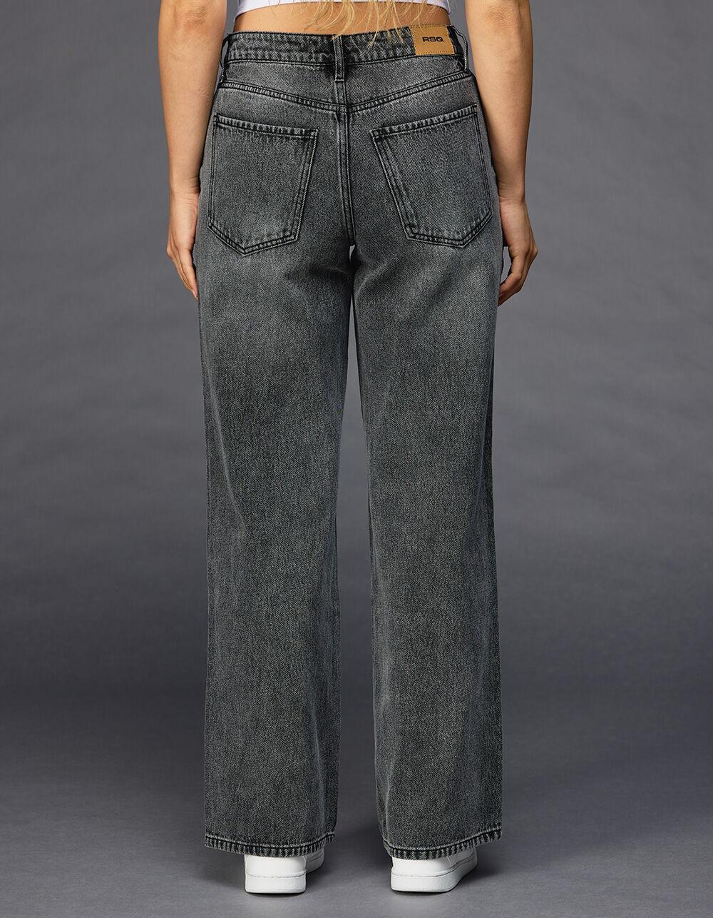 RSQ Womens High Rise Baggy Jeans - MEDIUM WASH Product Image