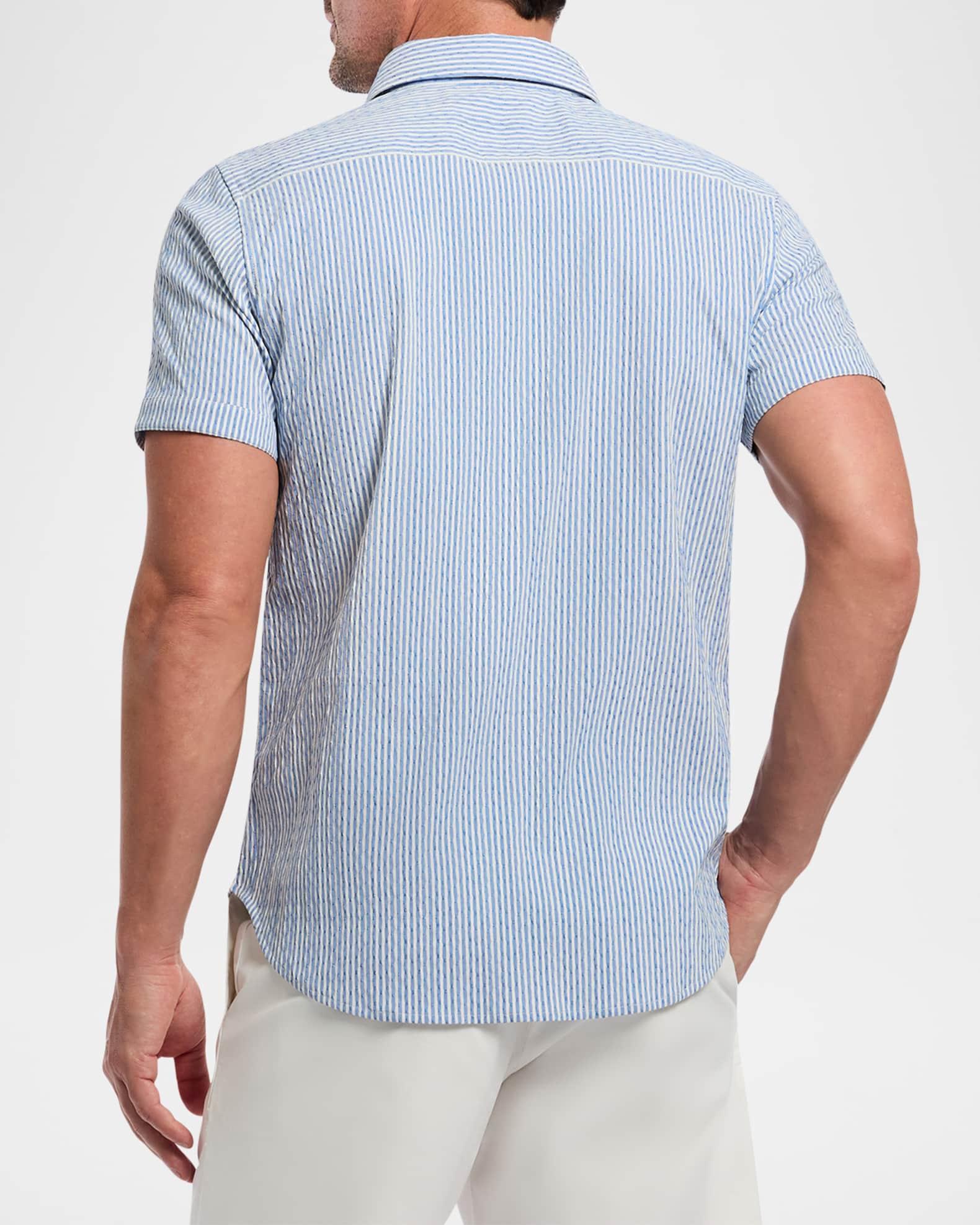 Men's Fornillo Seersucker Short-Sleeve Shirt Product Image