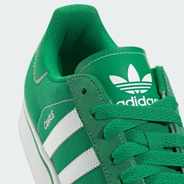 adidas Campus Vulc Shoes Green 6 Unisex Product Image