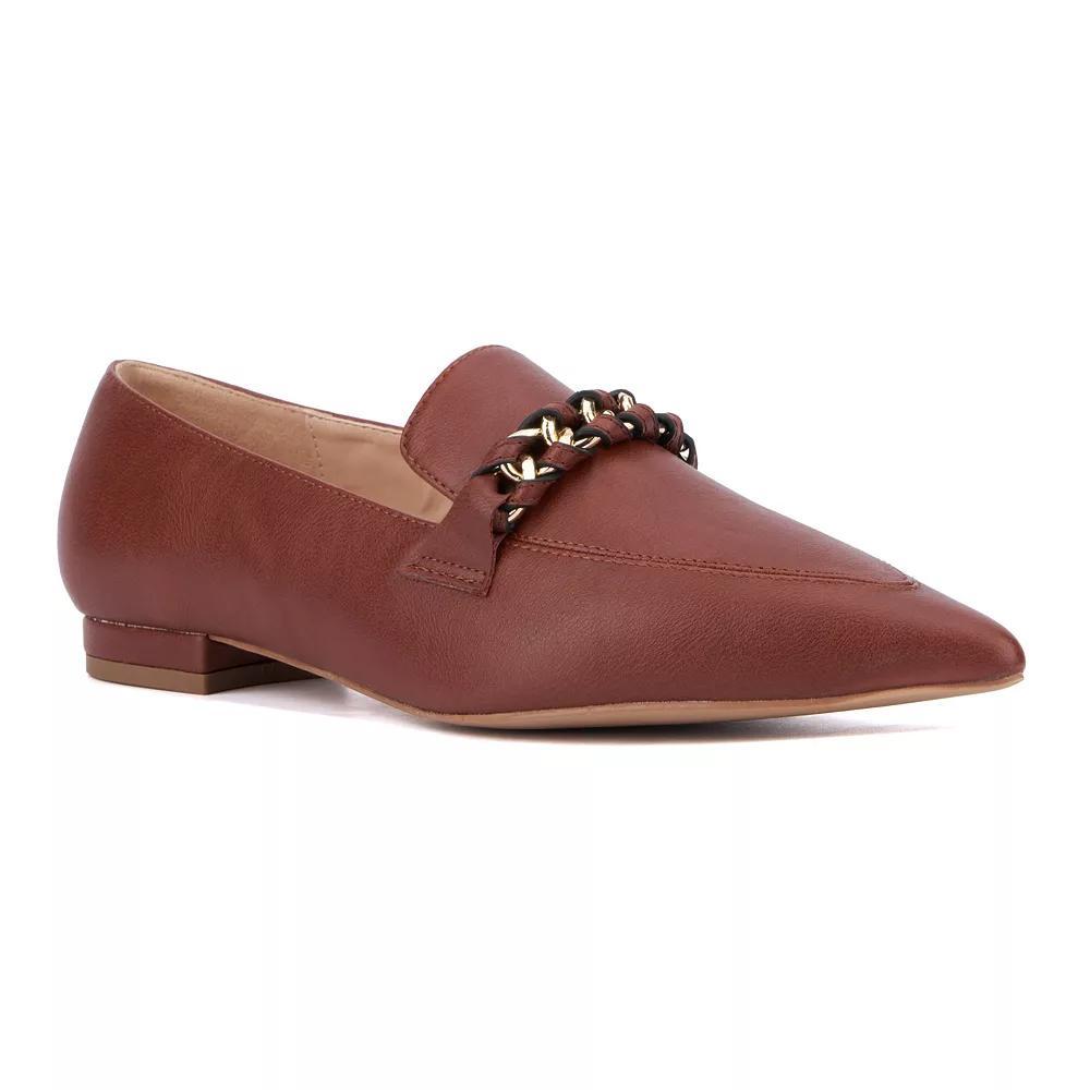 Fashion to Figure Bambina Women's Wide Width Flats, Size: 8 Wide, Red Product Image