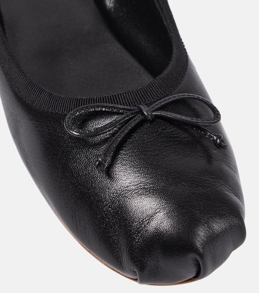 logo-strap ballerina shoes Product Image