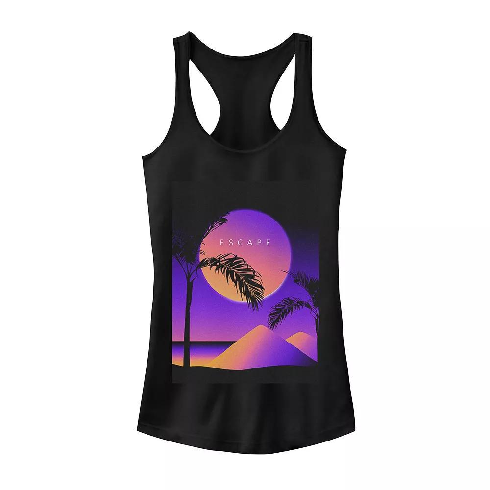 Juniors' Star Wars Retro Gradient Action Portrait Tank Top, Girl's, Size: XXL, Black Product Image