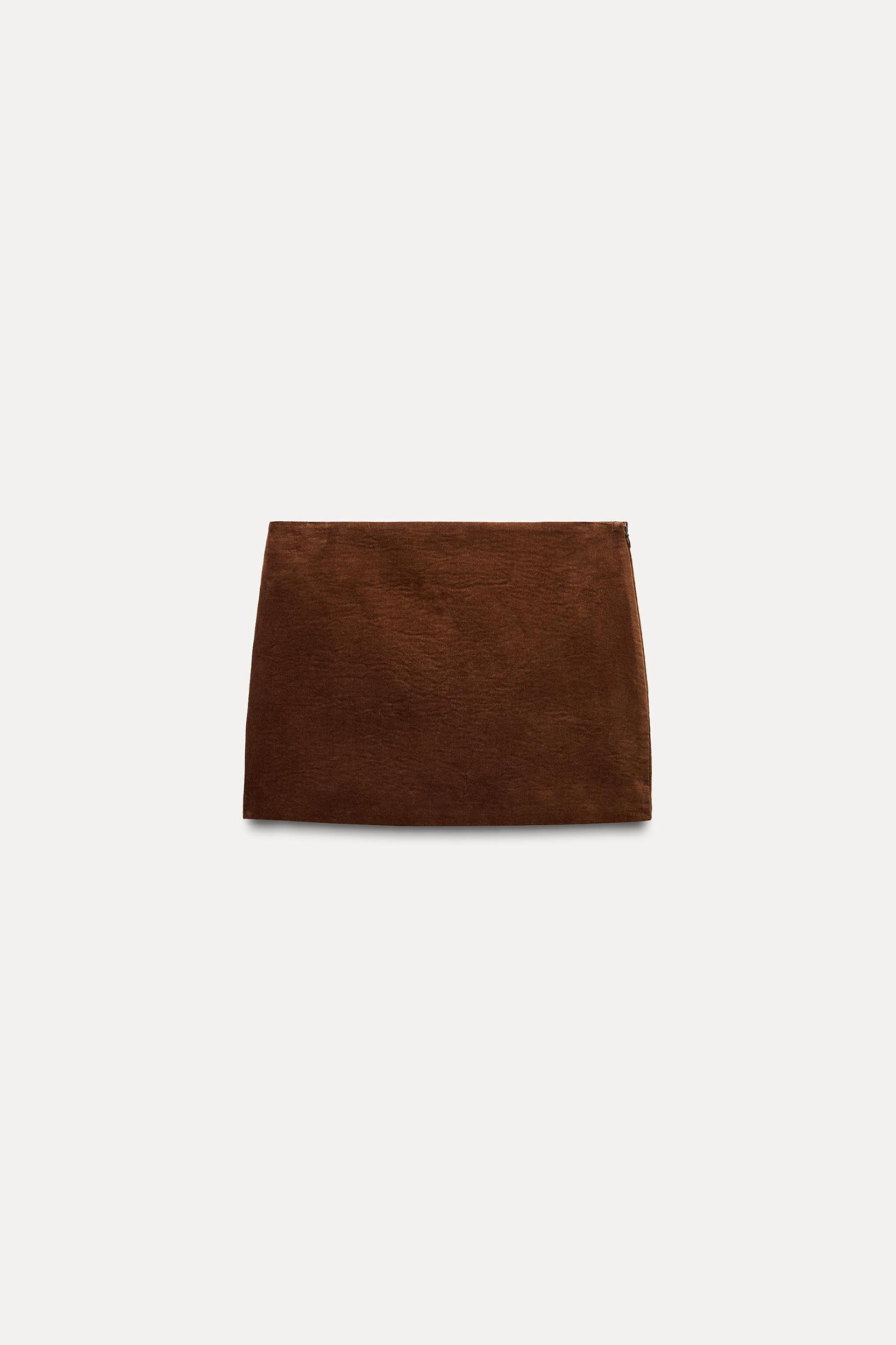 VELVET MINI SKIRT Product Image