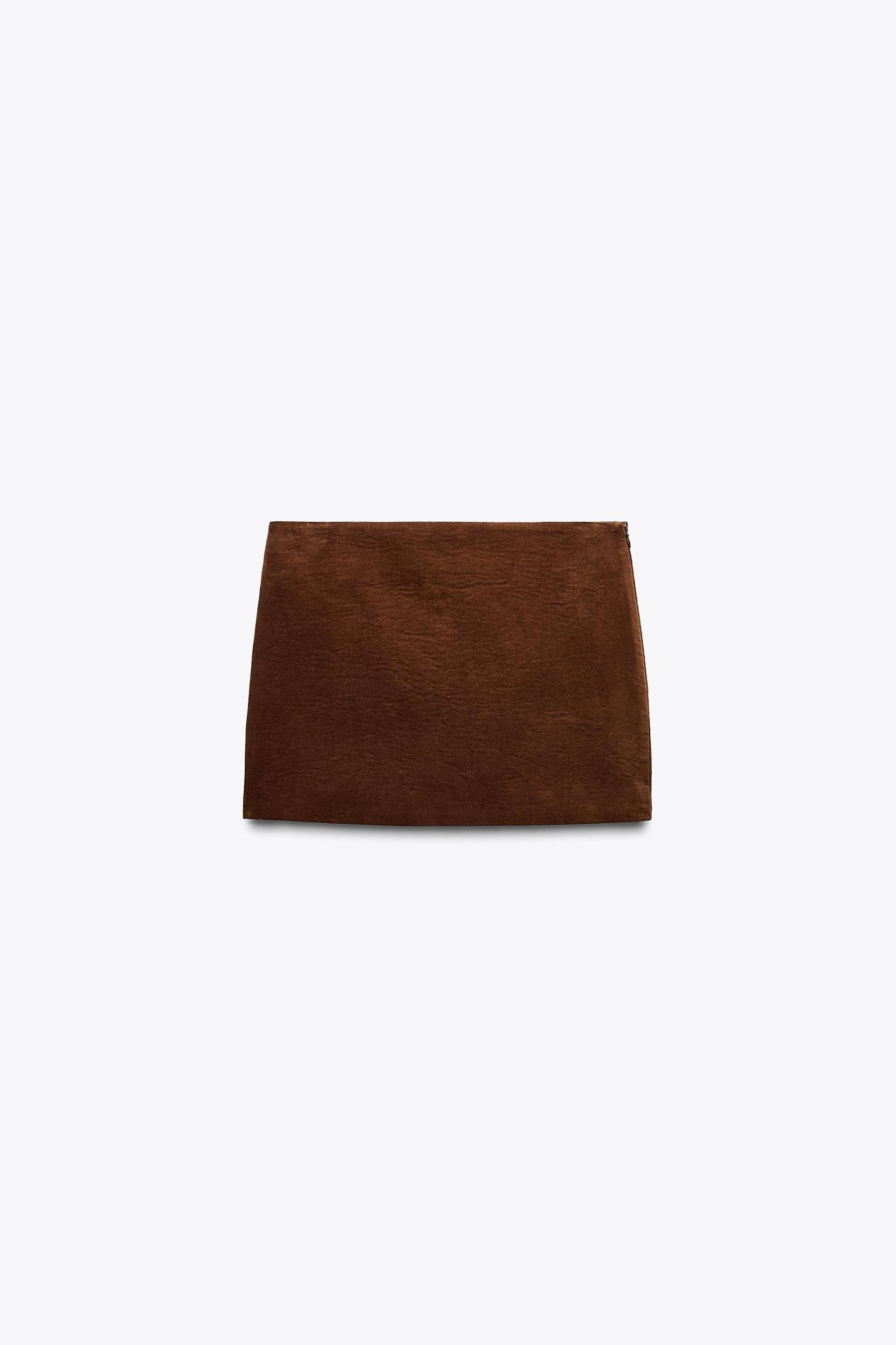 VELVET MINI SKIRT Product Image