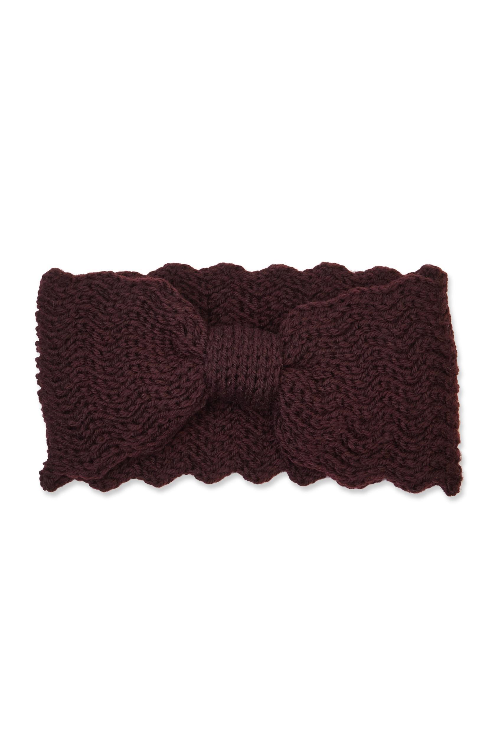 Crochet Bow Headband Female Product Image