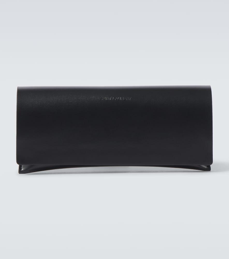 SAINT LAURENT Black Sl 596 Dune Glasses In Black-black-transpar Product Image