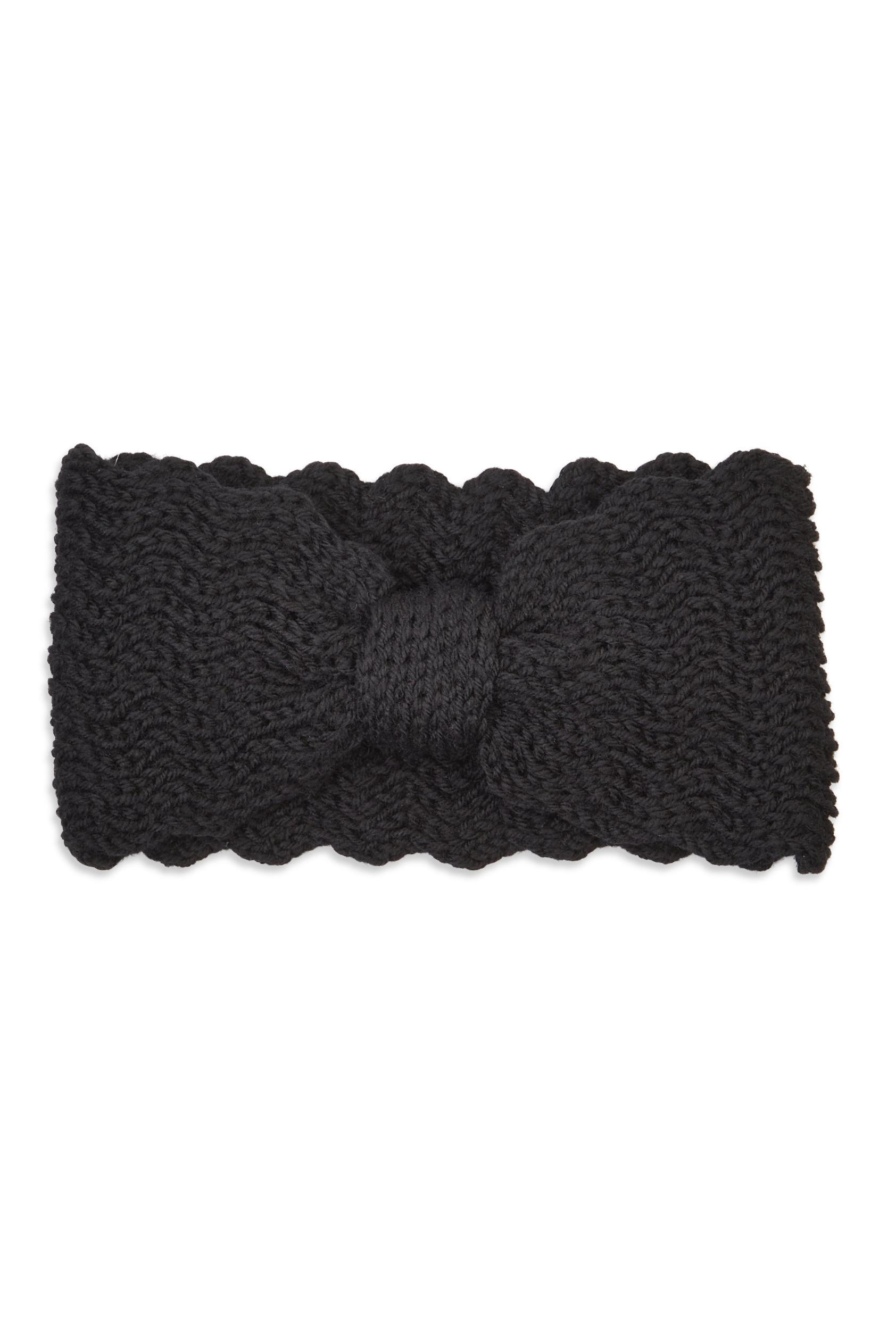 Crochet Bow Headband Female Product Image