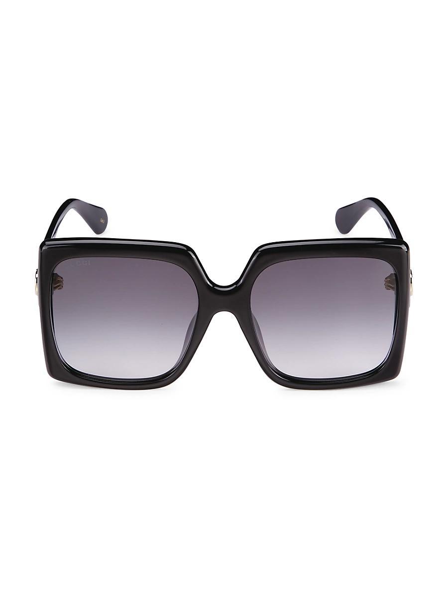 Oversized Square Injection Plastic Sunglasses Product Image