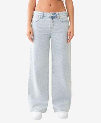 True Religion Womens Monogram Bobbi Baggy Jean Product Image
