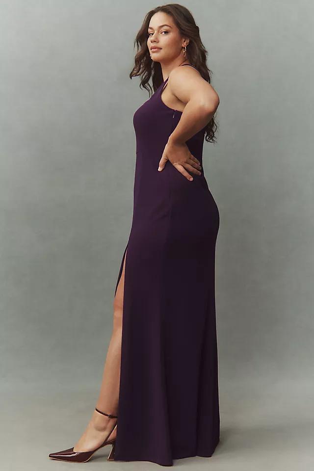 BHLDN Blake Square-Neck Stretch Crepe Maxi Dress Product Image