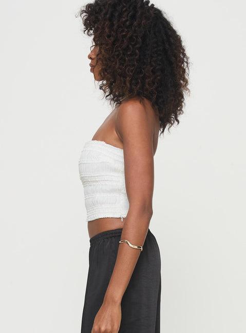 Lelande Tube Top White Product Image