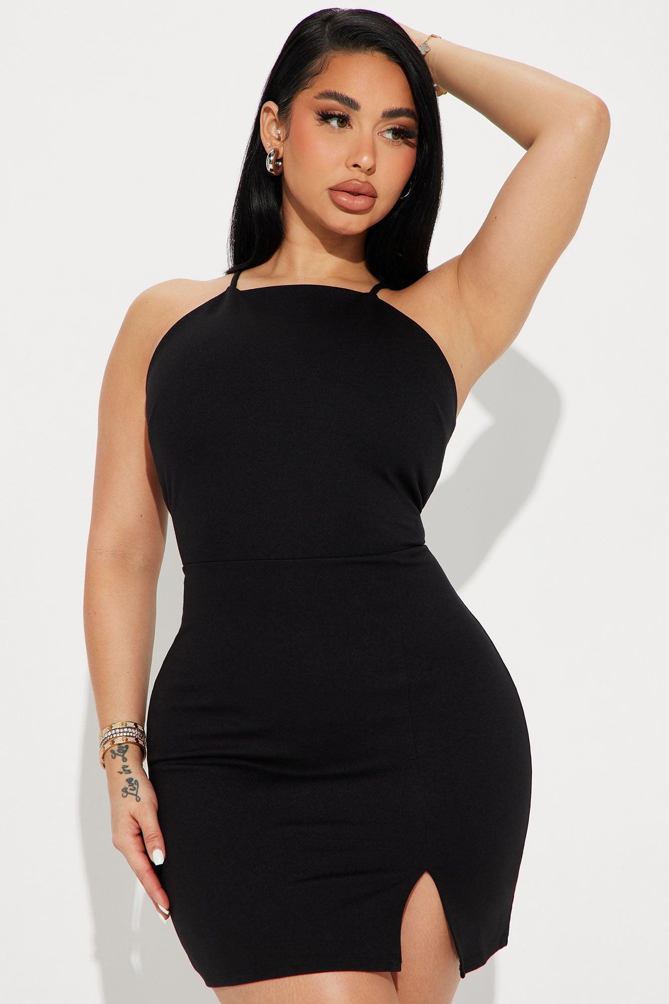 Evianna Mini Dress - Black Product Image