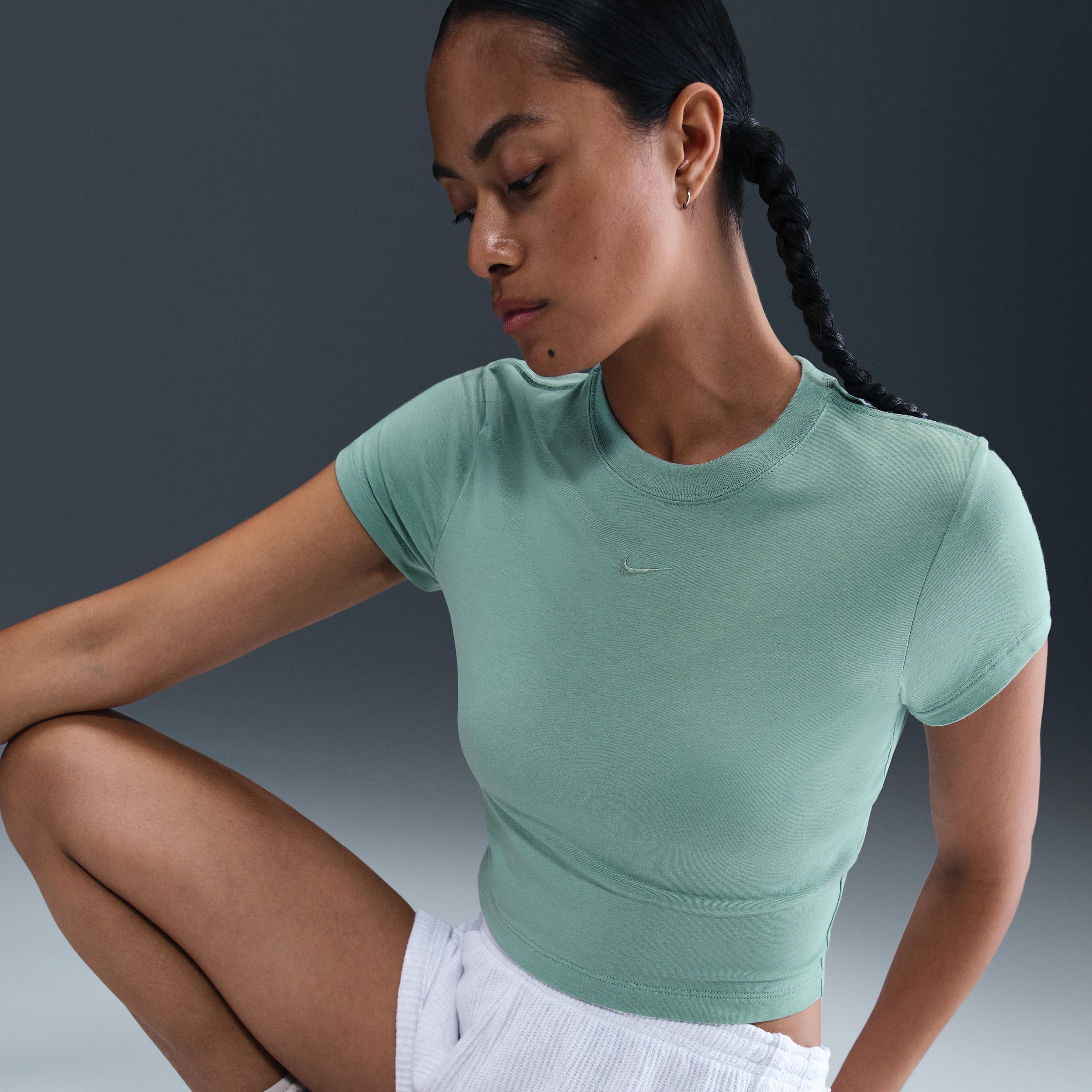 Women's Nike Sportswear Chill Knit Cropped T-Shirt Product Image