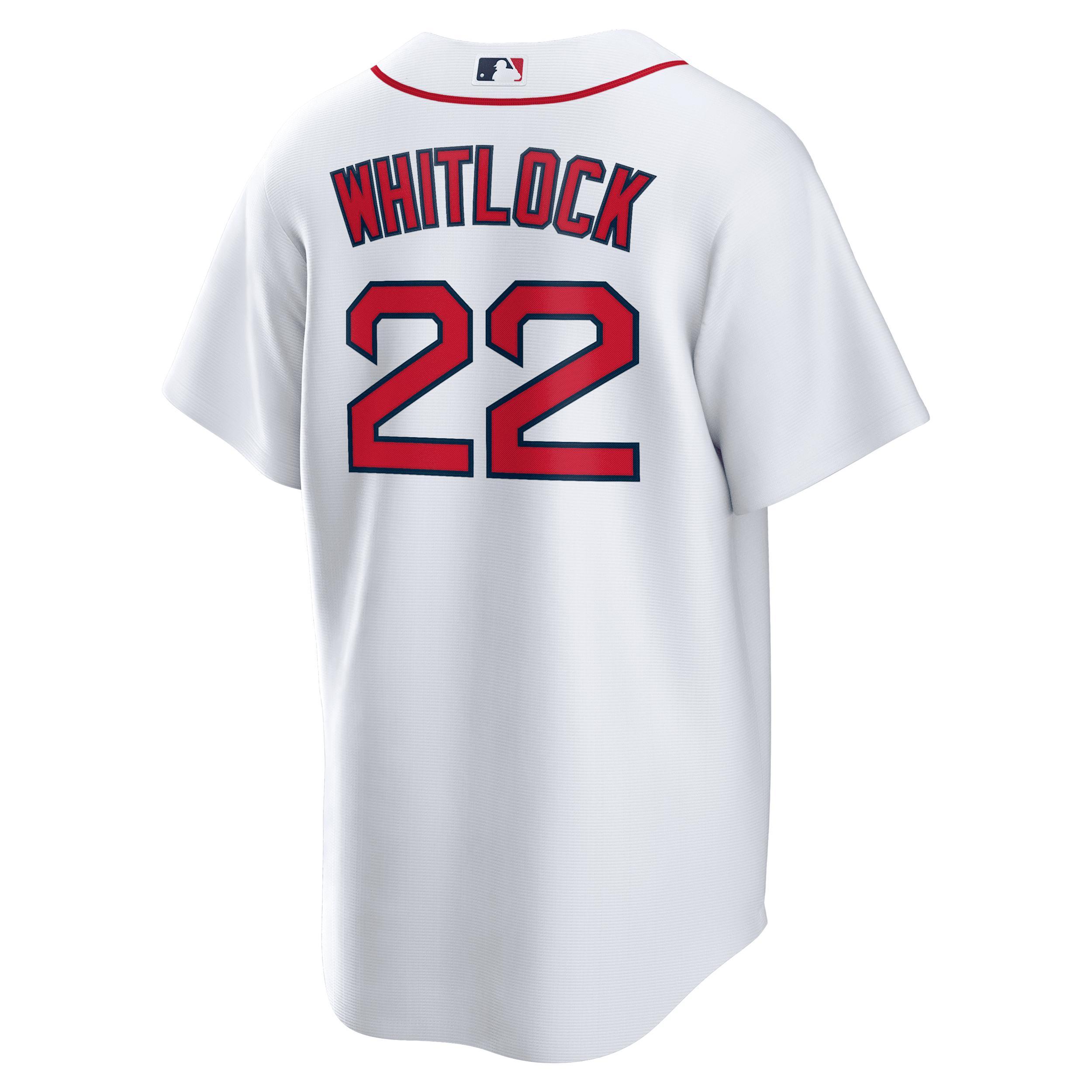 Men's Nike Garrett Whitlock White Boston Red Sox Home Replica Jersey, Size: XL Product Image