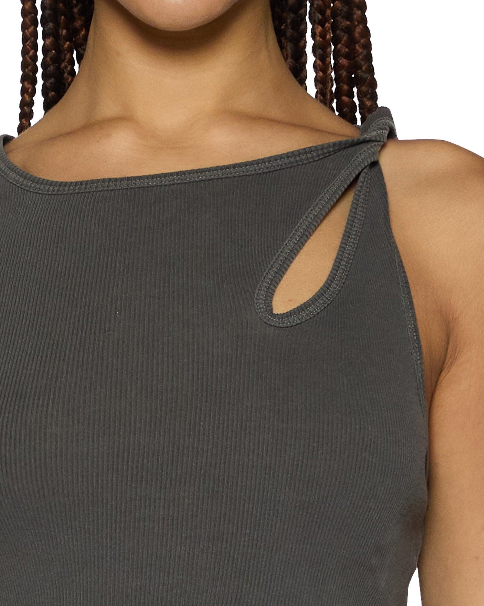 TWISTED TANK CHARCOAL Female Product Image