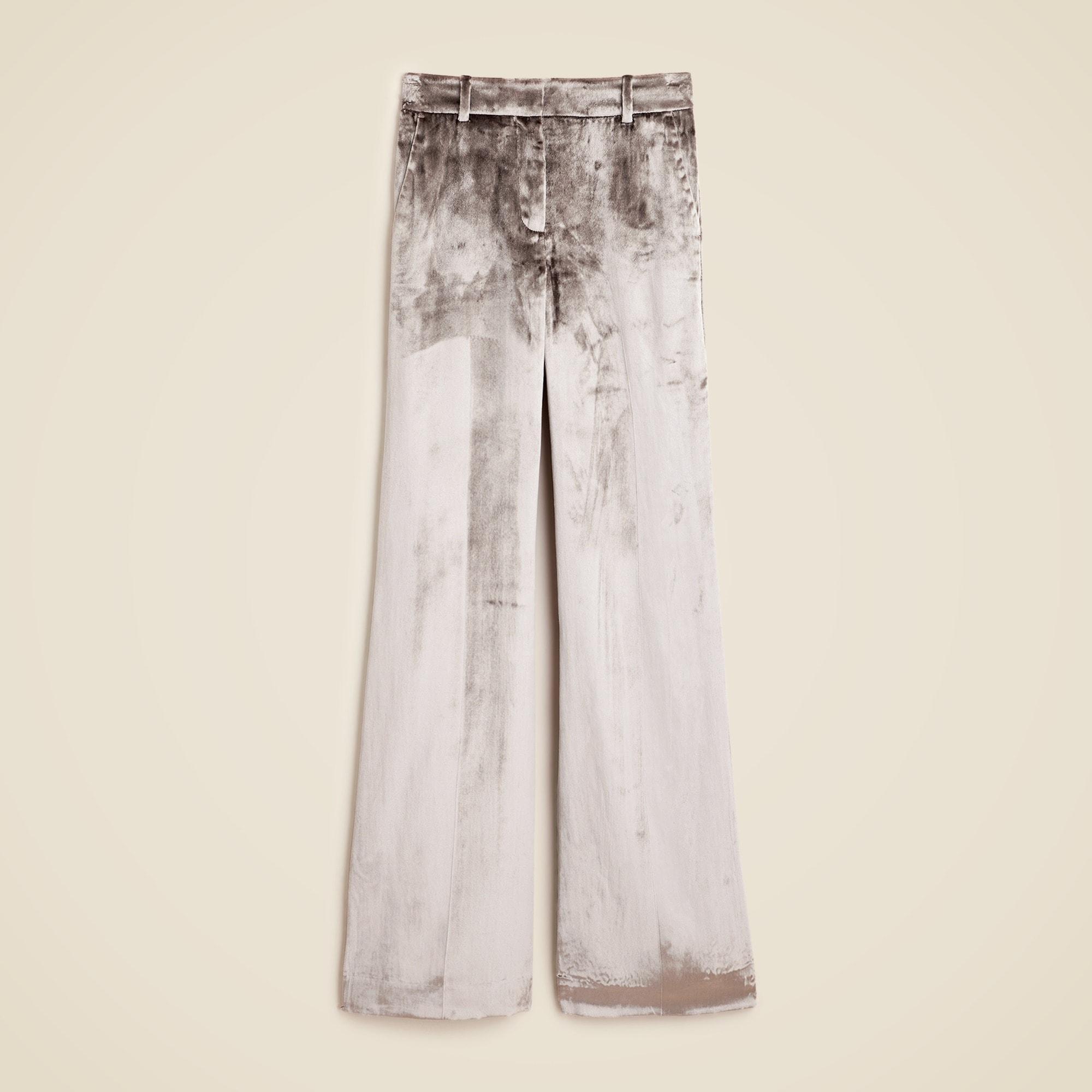 Carolina pant in drapey velvet Product Image